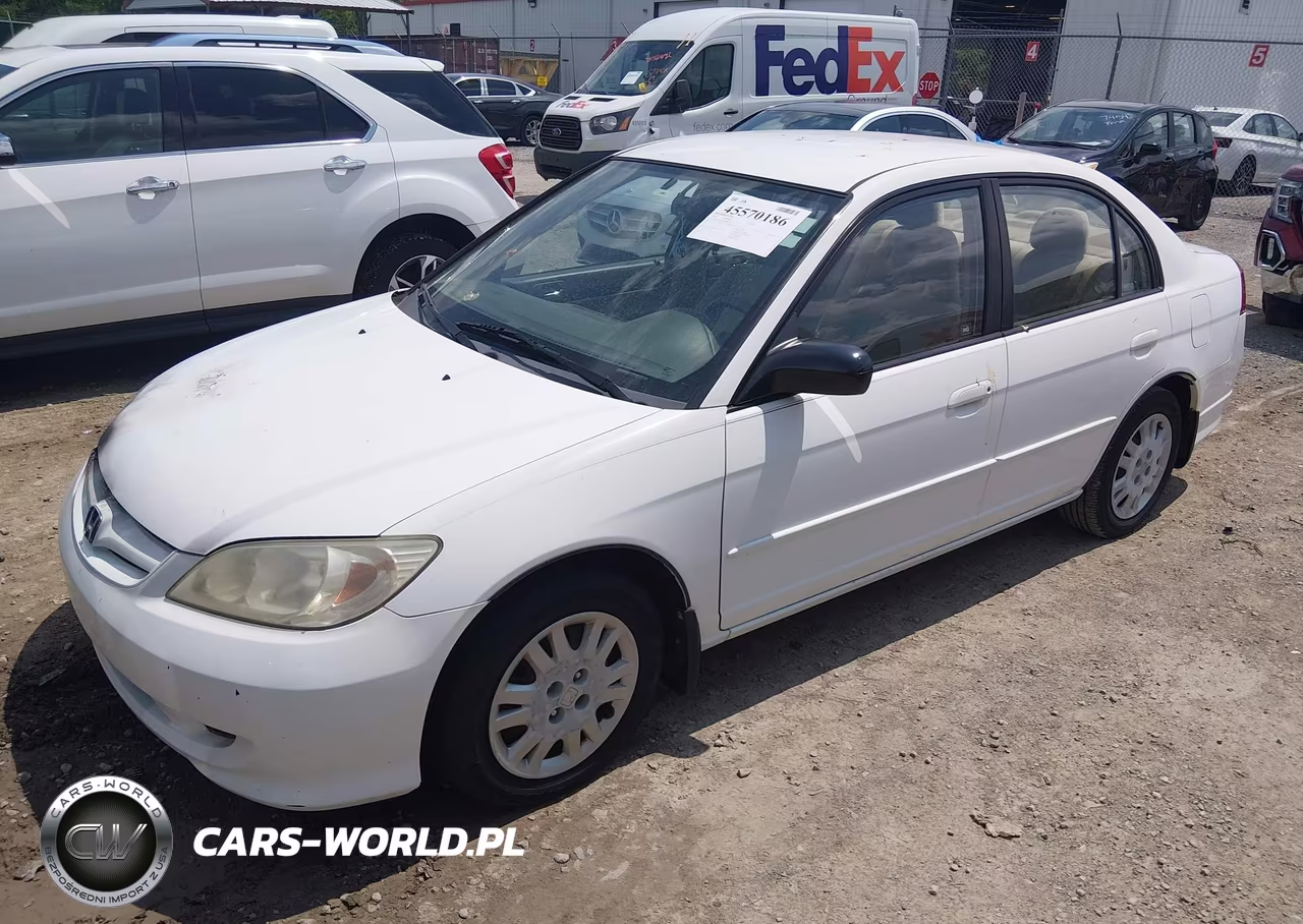 2005 Honda Civic Lx VIN:2HGES16595H586551 - 2