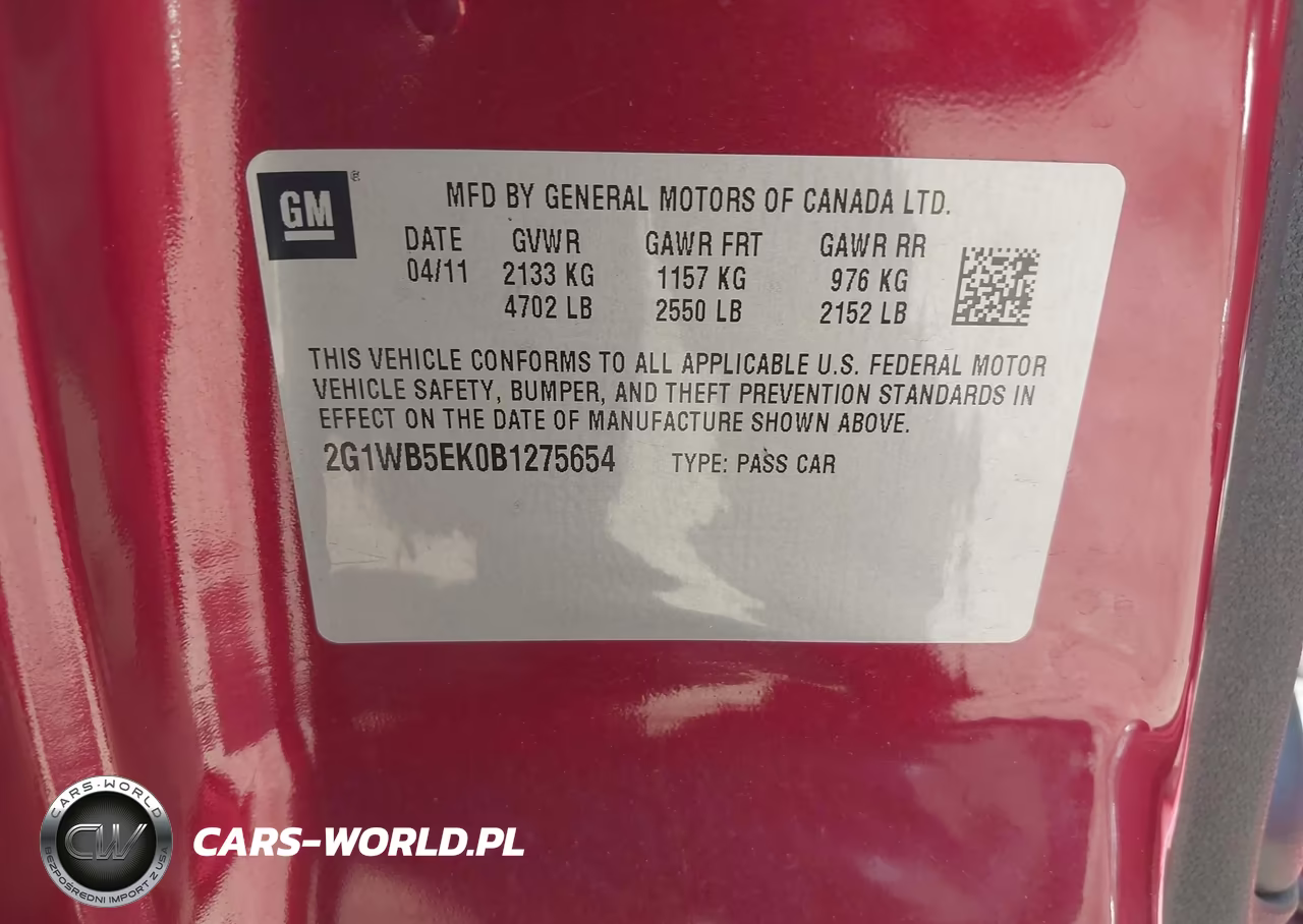 2011 Chevrolet Impala Lt VIN:2G1WB5EK0B1275654 - 9