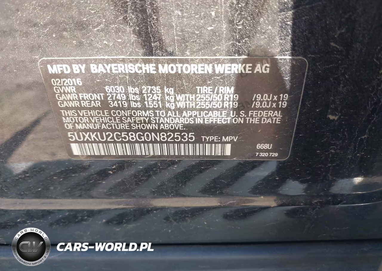 2016 BMW X6 xDrive35I VIN:5UXKU2C58G0N82535 - 9