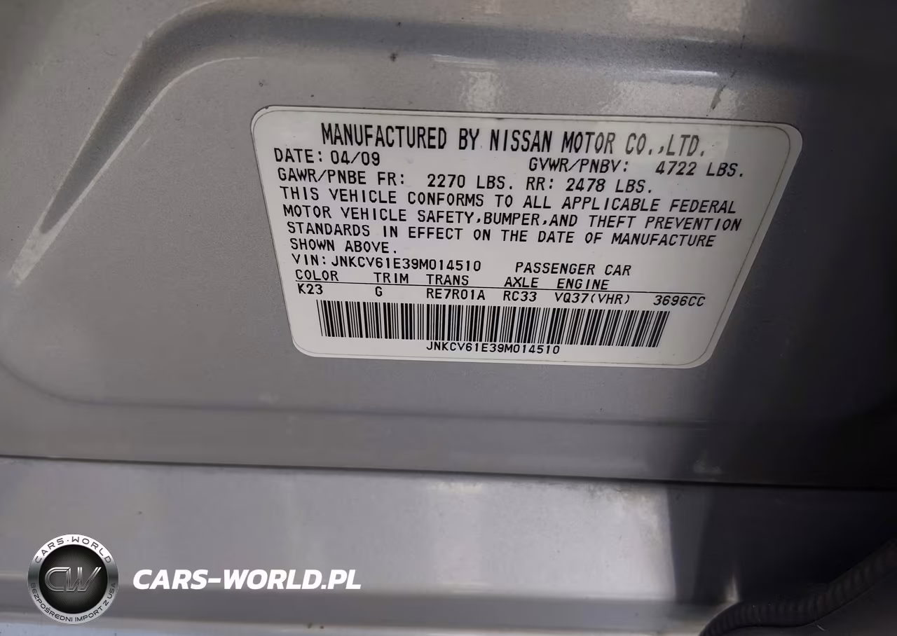 2009 Infiniti G37 Journey VIN:JNKCV61E39M014510 - 9