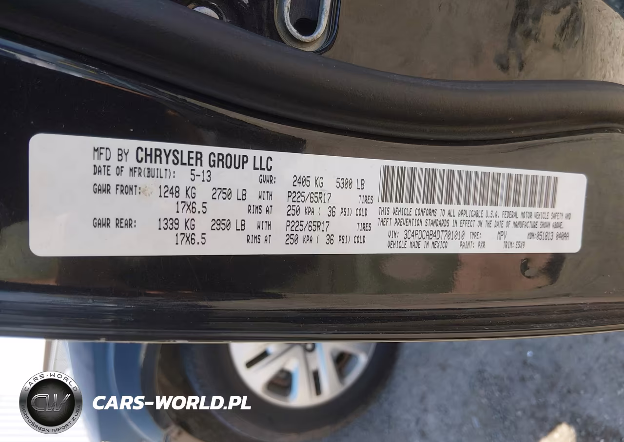 2013 Dodge Journey American Value Pkg VIN:3C4PDCAB4DT701010 - 9