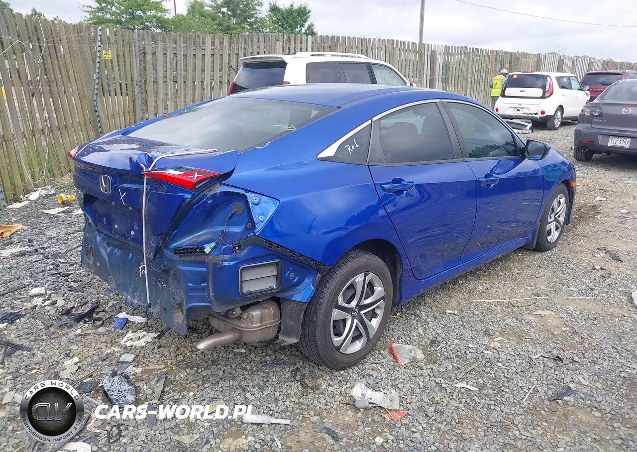 2018 Honda Civic Lx VIN:19XFC2F5XJE206029 - 4
