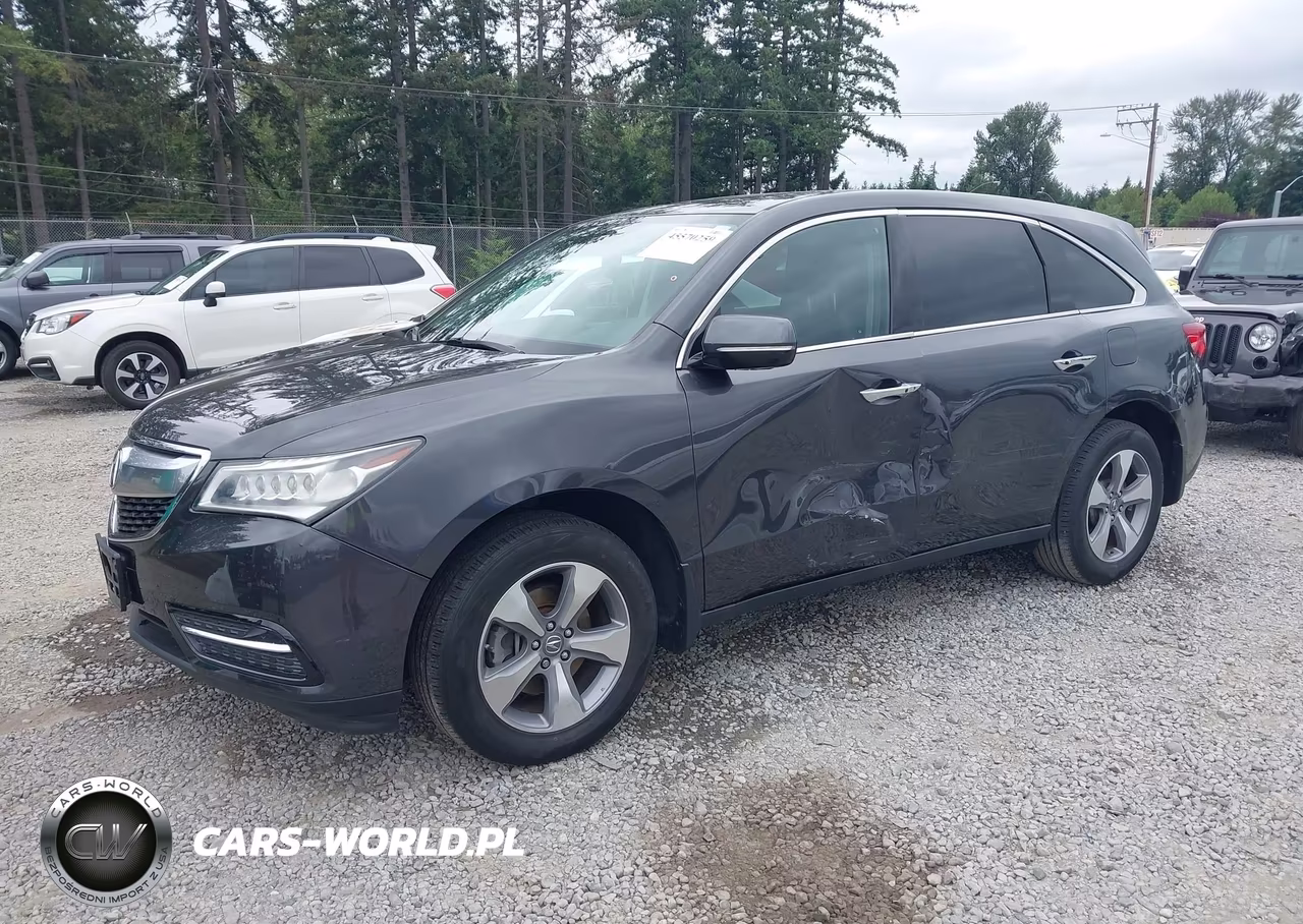 2014 Acura Mdx VIN:5FRYD4H21EB006675 - 2