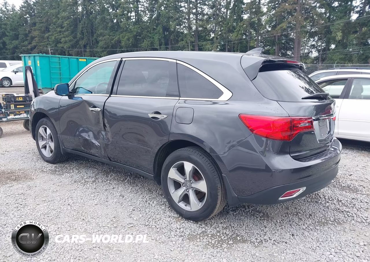 2014 Acura Mdx VIN:5FRYD4H21EB006675 - 3