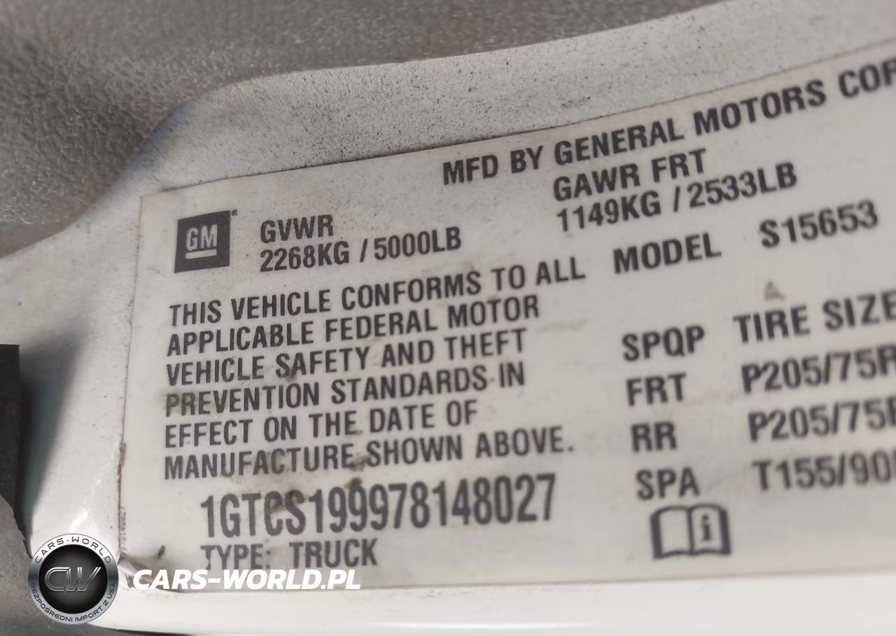 2007 GMC Canyon Work Truck VIN:1GTCS199978148027 - 9