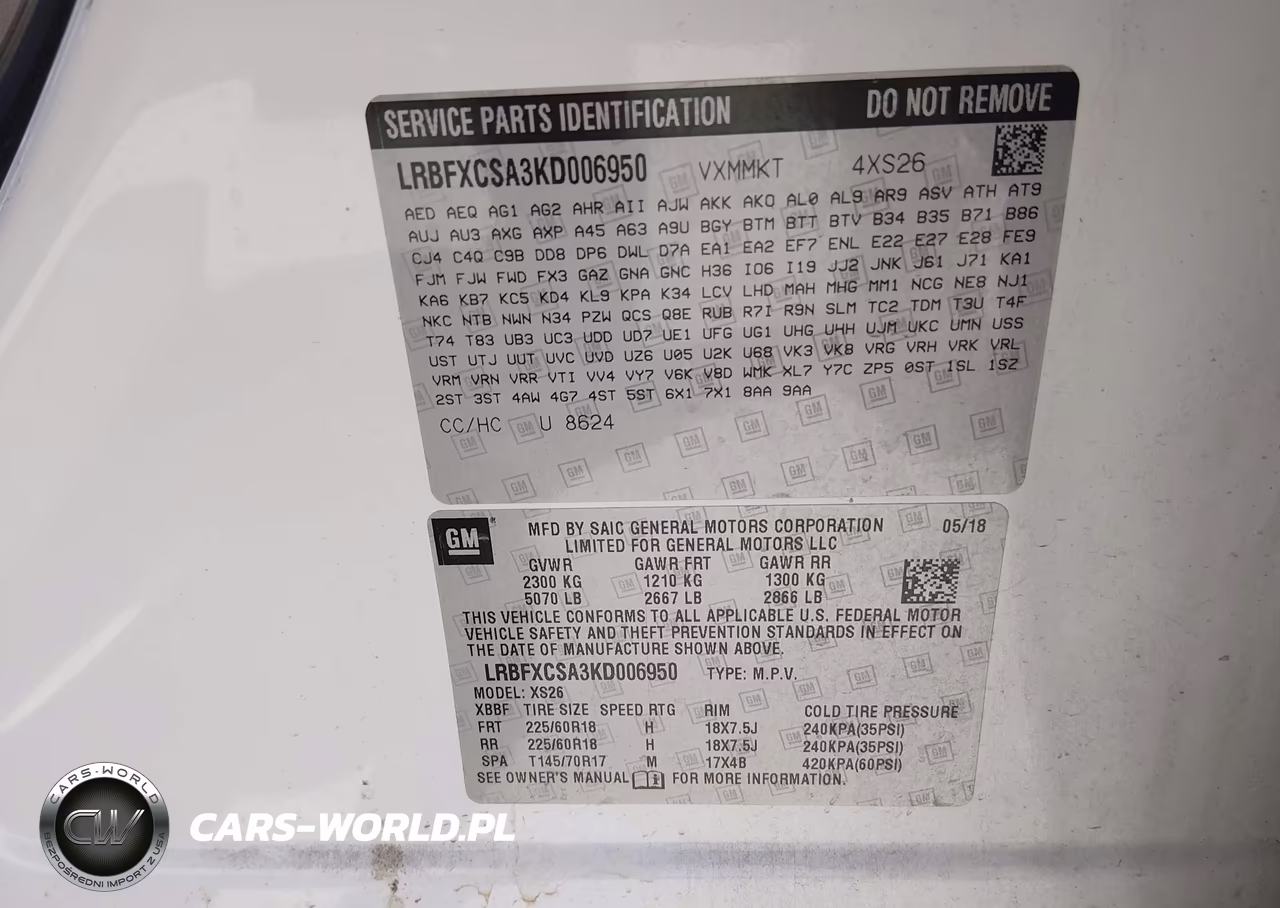 2019 Buick Envision Fwd Essence VIN:LRBFXCSA3KD006950 - 9