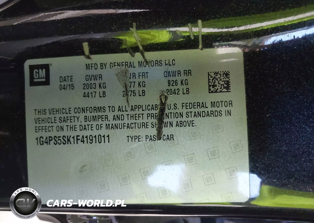 2015 Buick Verano Leather Group VIN:1G4PS5SK1F4191011 - 9