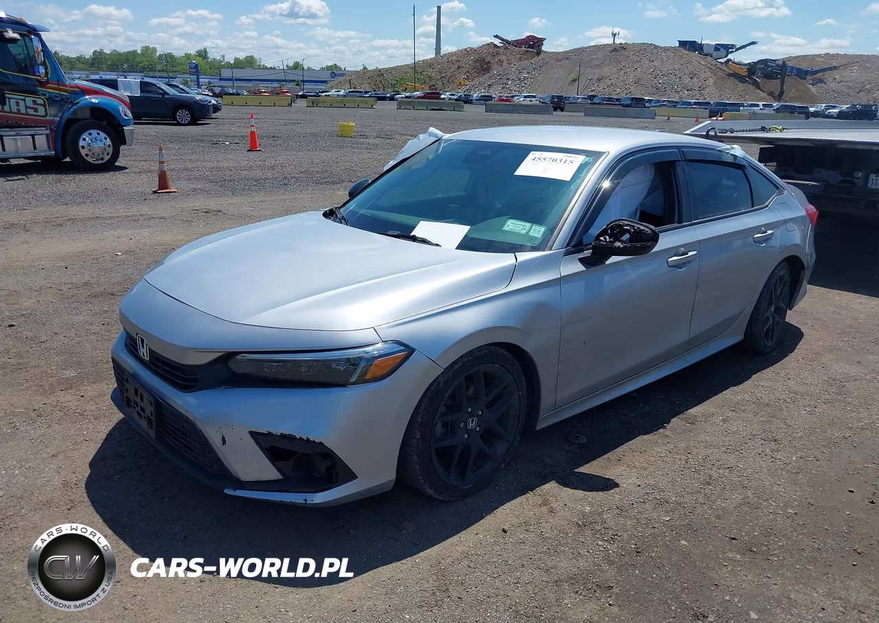 2022 Honda Civic Sport VIN:2HGFE2F54NH609638 - 2