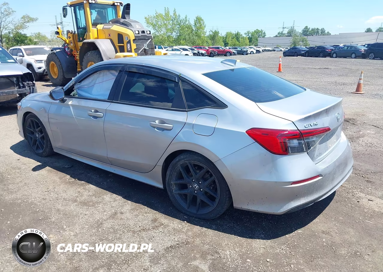 2022 Honda Civic Sport VIN:2HGFE2F54NH609638 - 3