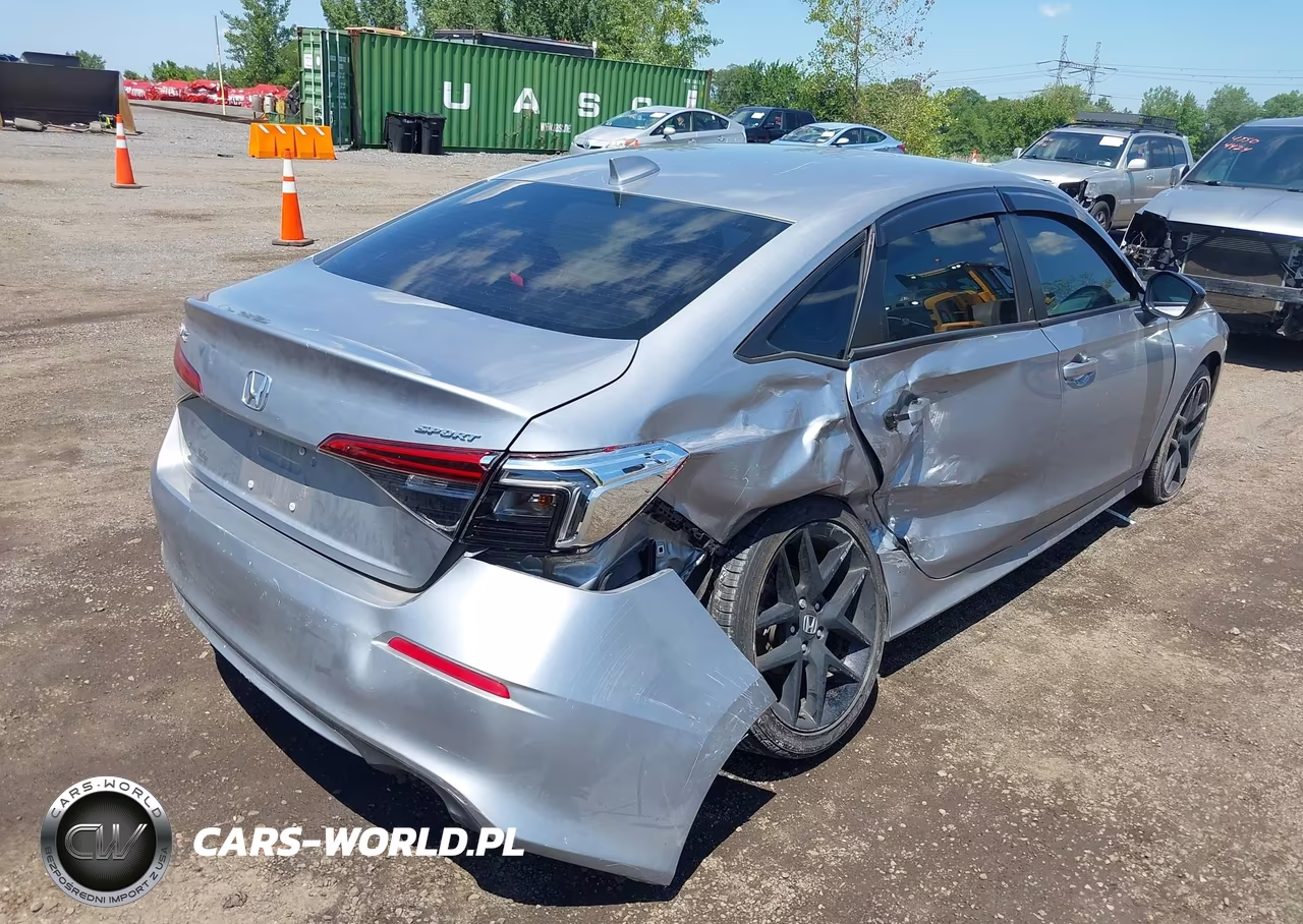 2022 Honda Civic Sport VIN:2HGFE2F54NH609638 - 4
