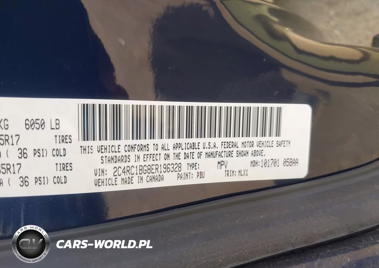 2014 Chrysler Town & Country Touring VIN:2C4RC1BG8ER196328 - 9