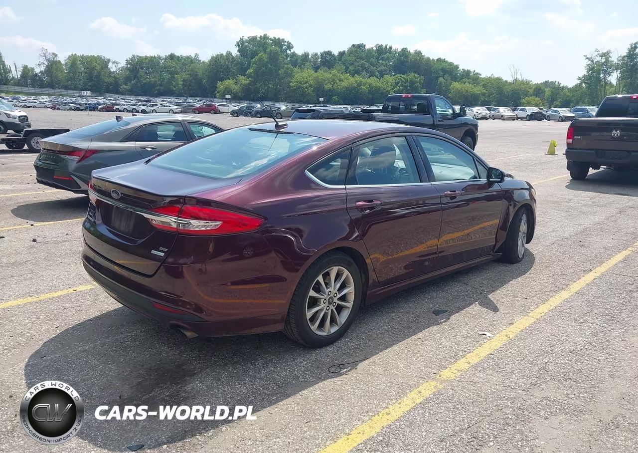 2017 Ford Fusion Se VIN:3FA6P0HD3HR378120 - 4