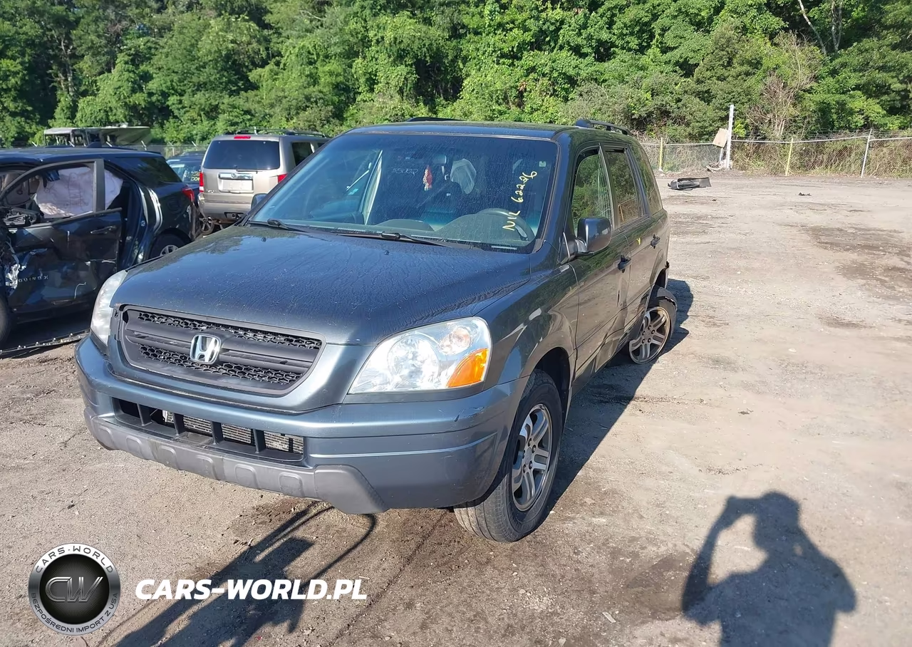 2004 Honda Pilot Ex-L VIN:2HKYF18674H578489 - 2