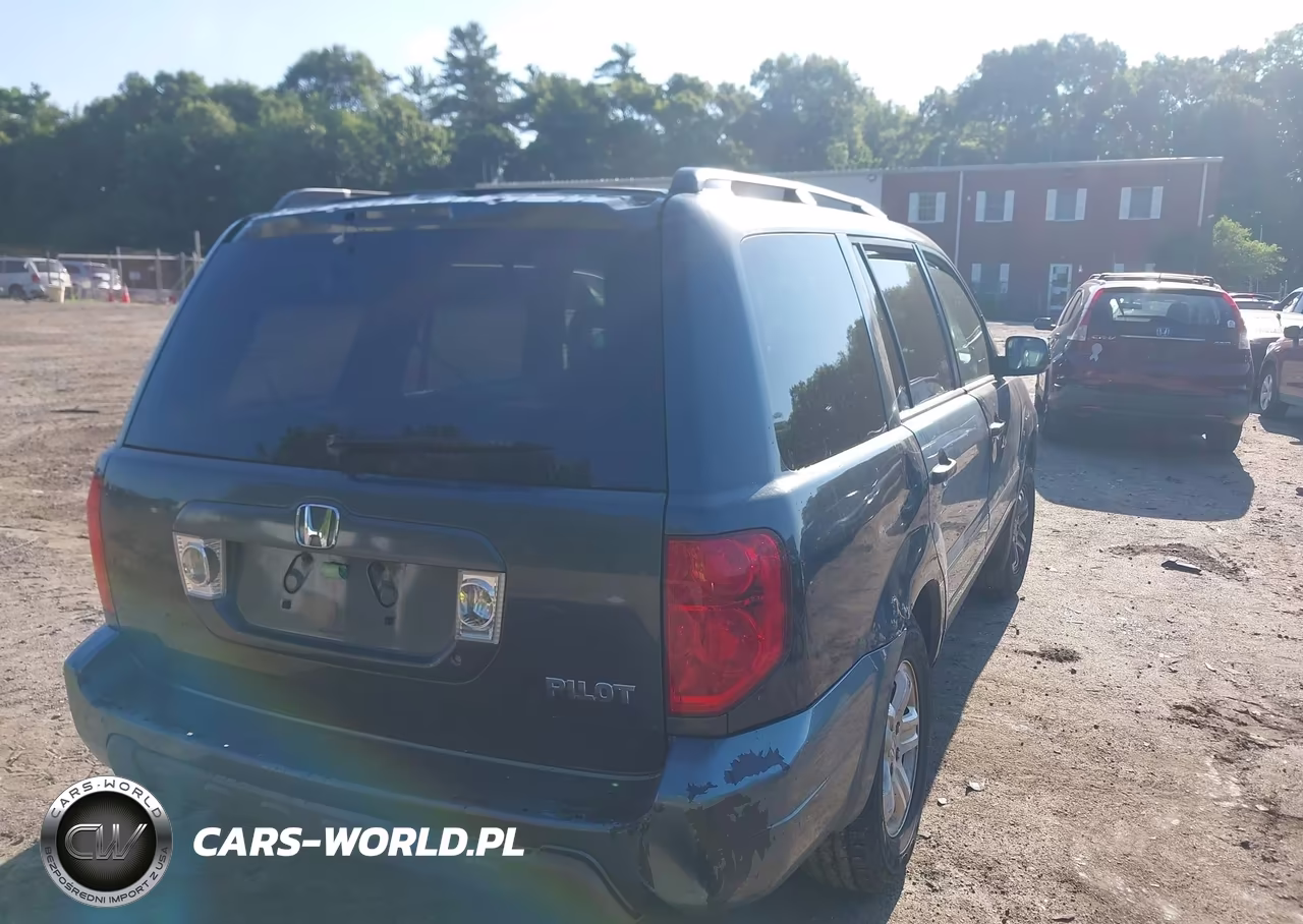 2004 Honda Pilot Ex-L VIN:2HKYF18674H578489 - 4
