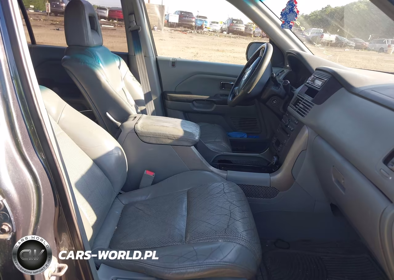 2004 Honda Pilot Ex-L VIN:2HKYF18674H578489 - 5