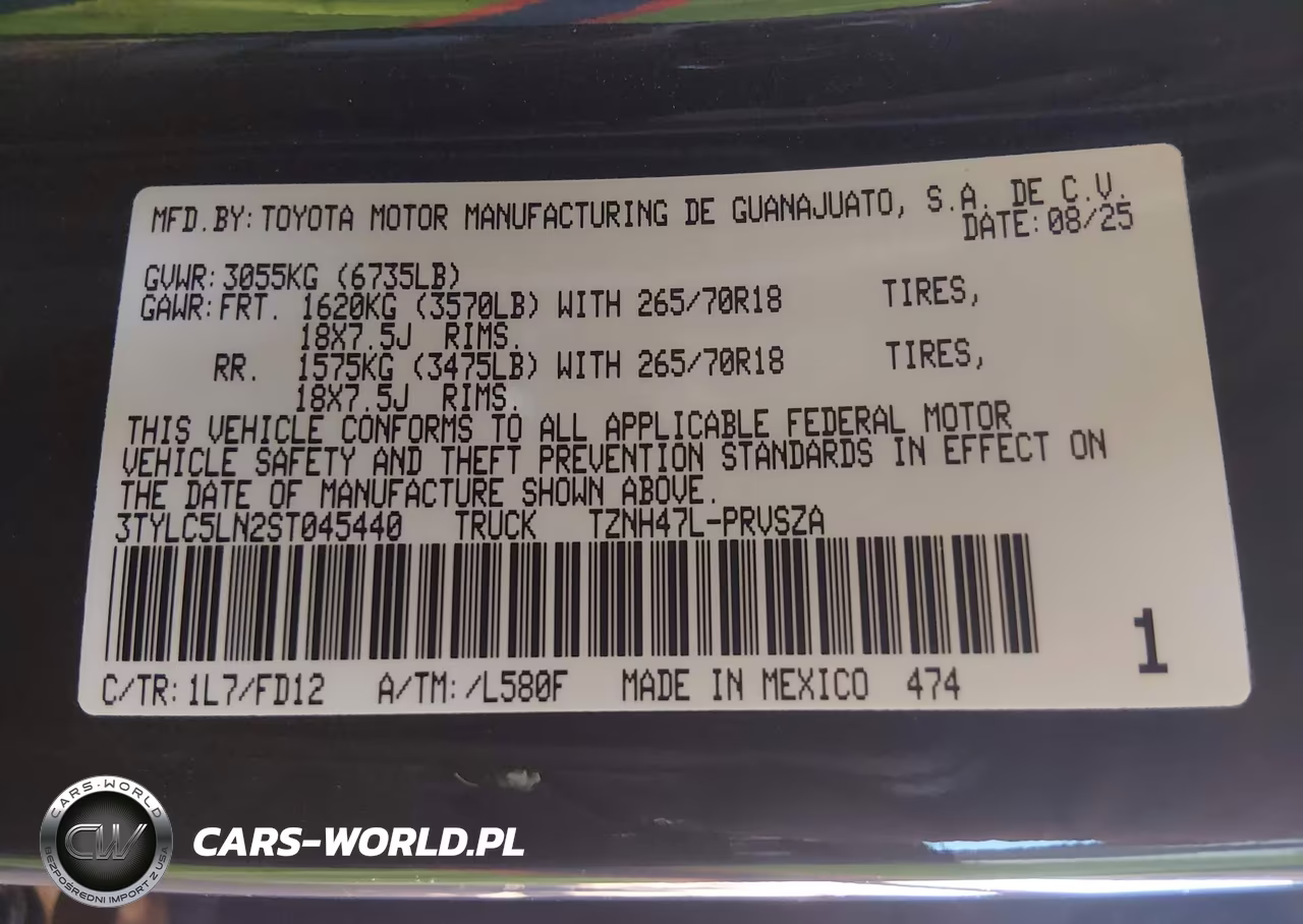 2025 Toyota Tacoma Hybrid Trd Off Road VIN:3TYLC5LN2ST045440 - 9
