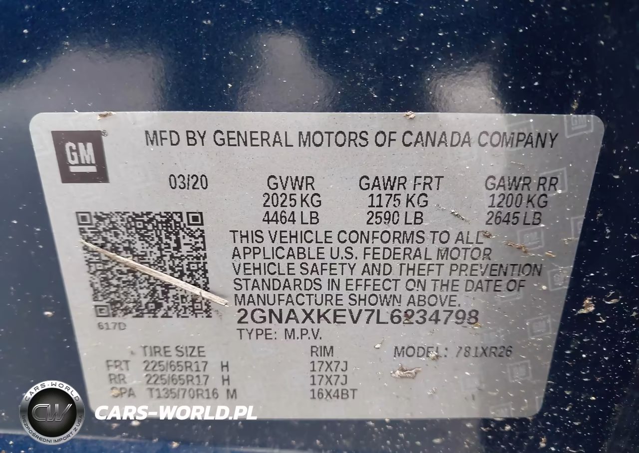 2020 Chevrolet Equinox Fwd Lt 1.5L Turbo VIN:2GNAXKEV7L6234798 - 9