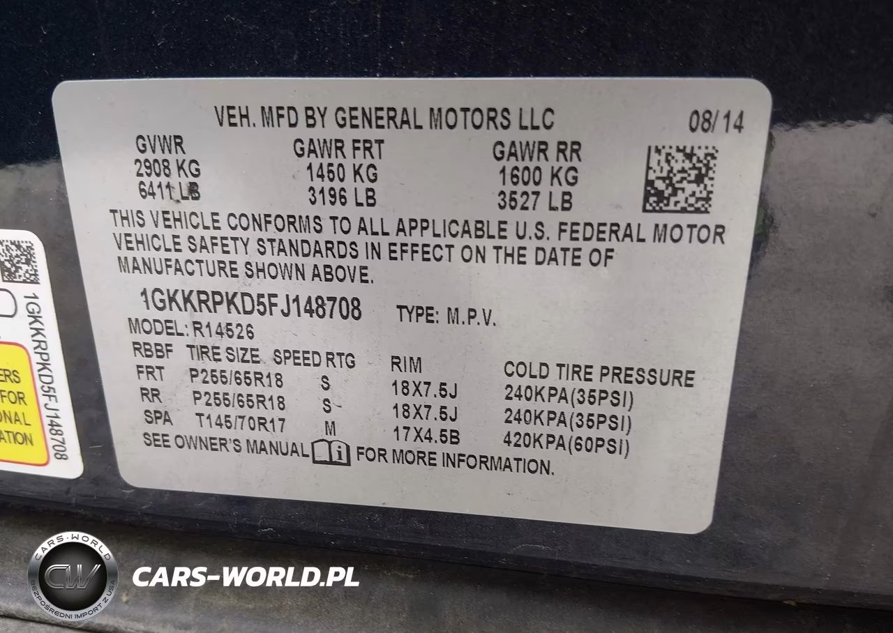 2015 GMC Acadia Sle-2 VIN:1GKKRPKD5FJ148708 - 9