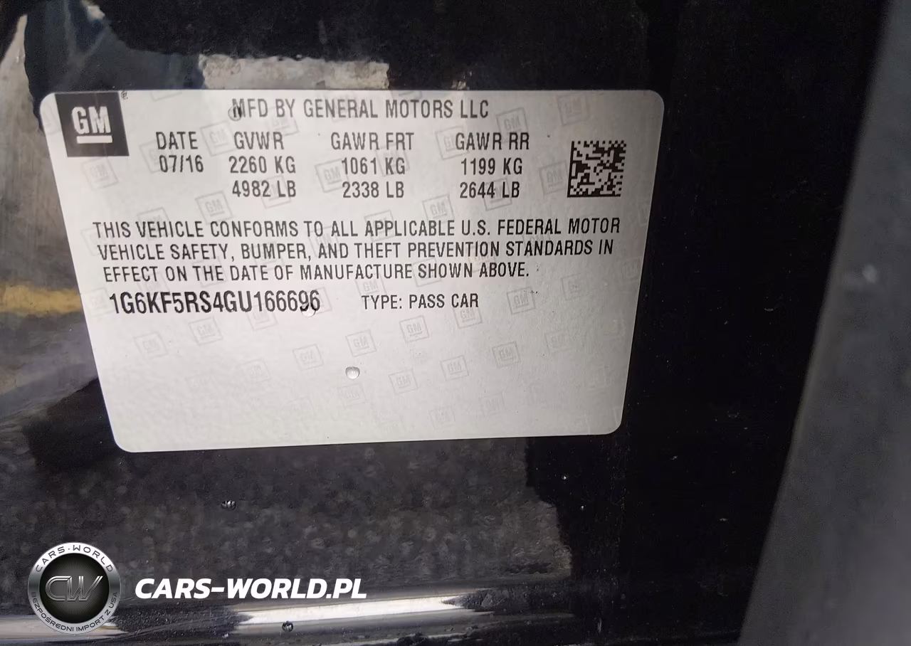 2016 Cadillac Ct6 Premium Luxury VIN:1G6KF5RS4GU166696 - 9