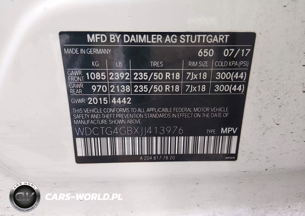 2018 Mercedes-Benz Gla 250 4Matic VIN:WDCTG4GBXJJ413976 - 9