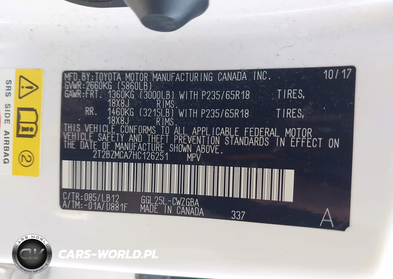 2017 Lexus Rx 350 VIN:2T2BZMCA7HC126251 - 9