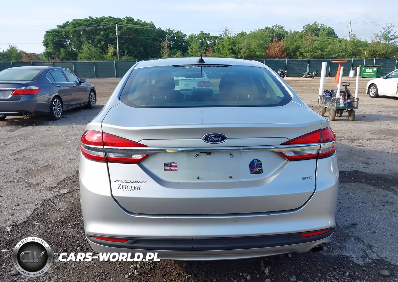 2017 Ford Fusion Se VIN:3FA6P0H77HR235603 - 16