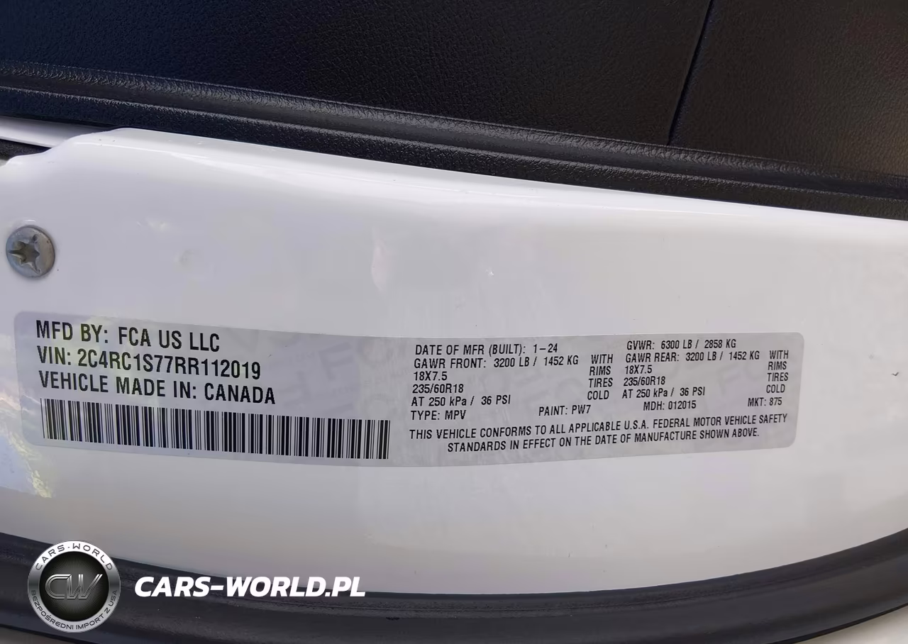 2024 Chrysler Pacifica Hybrid S Appearance Pkg VIN:2C4RC1S77RR112019 - 9