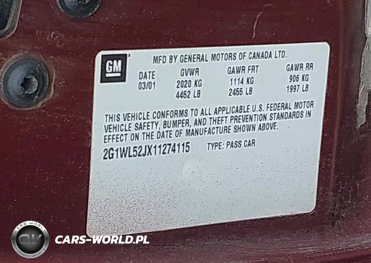 2001 Chevrolet Lumina VIN:2G1WL52JX11274115 - 9