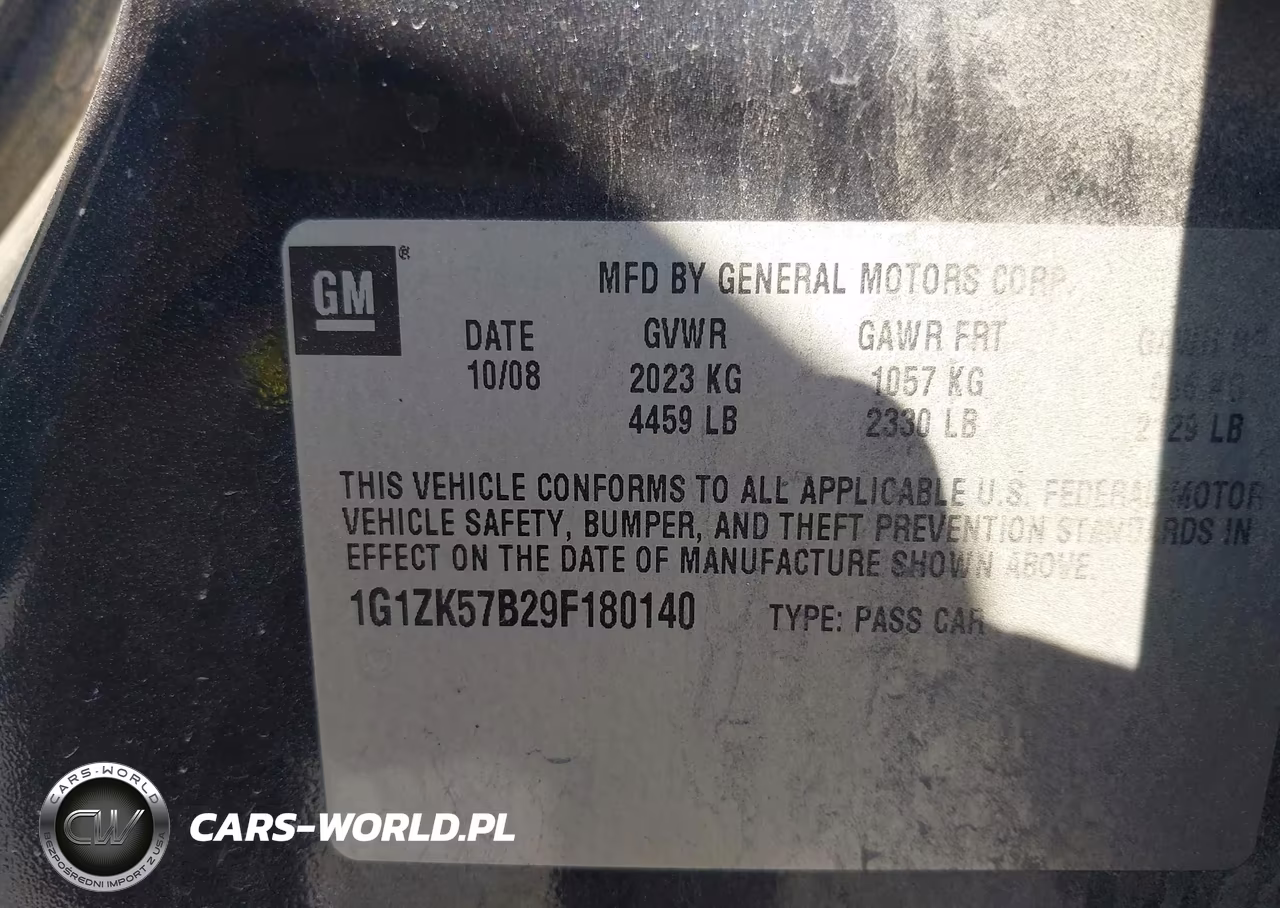2009 Chevrolet Malibu Ltz VIN:1G1ZK57B29F180140 - 9