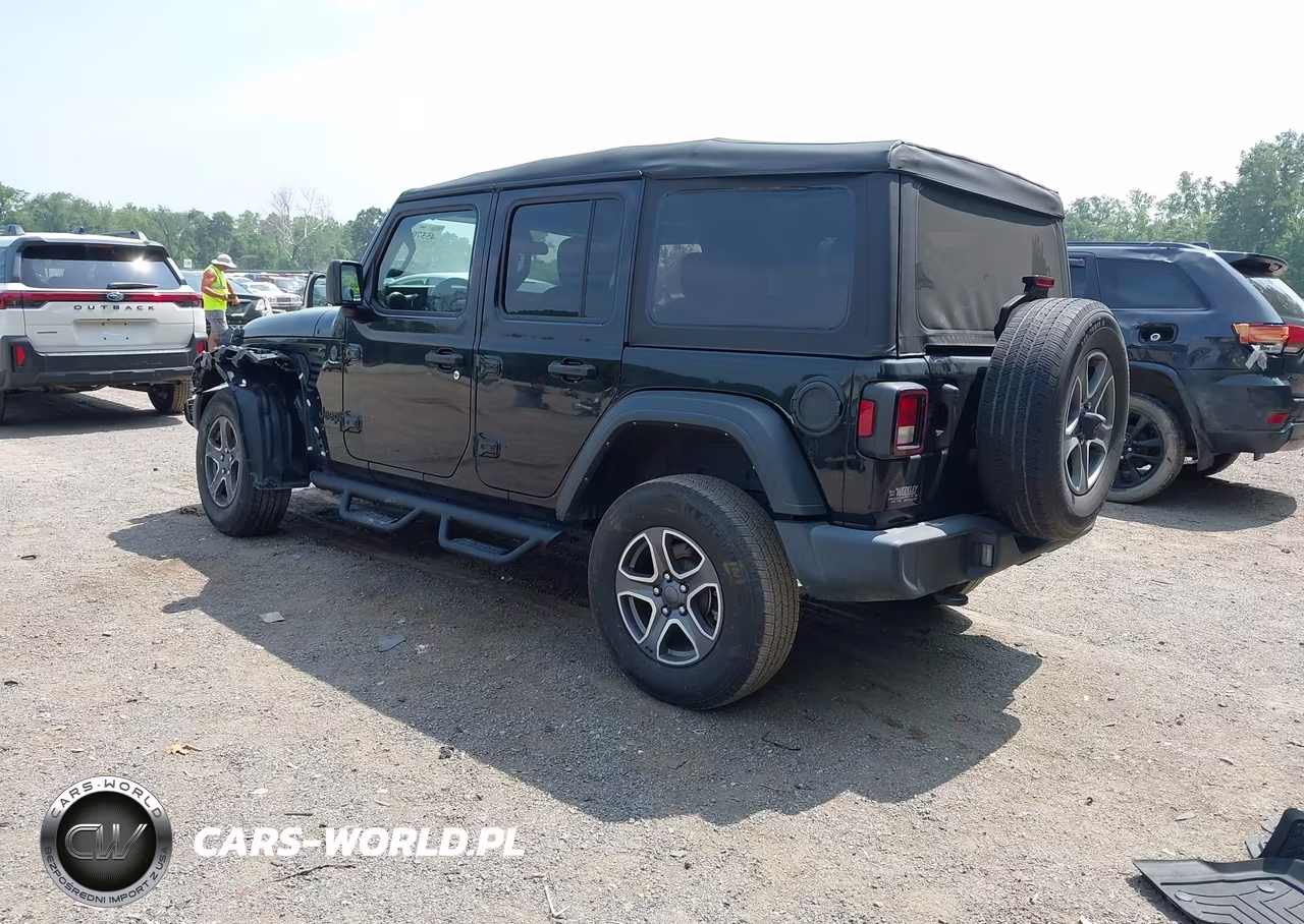 2022 Jeep Wrangler Unlimited Sport S 4X4 VIN:1C4HJXDG8NW191946 - 3