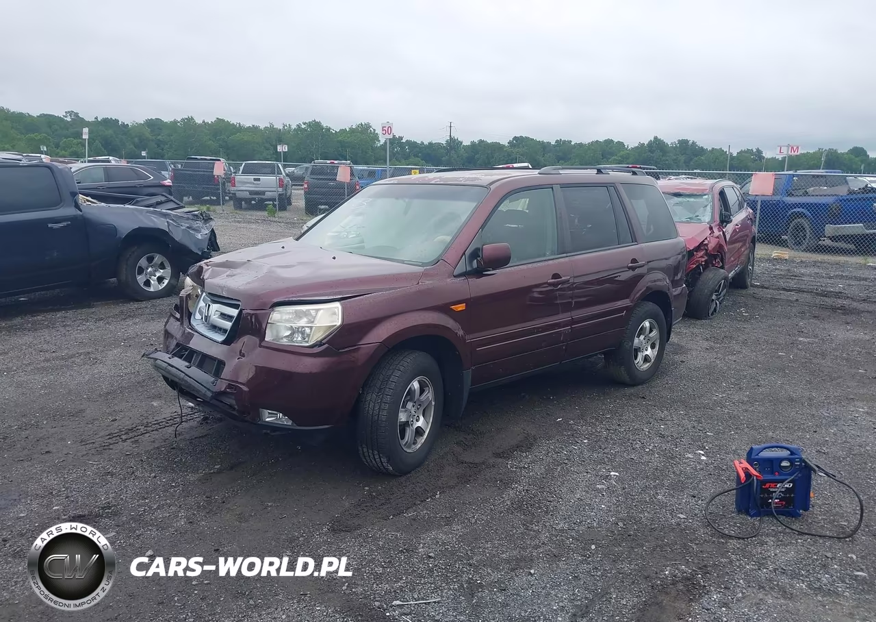 2007 Honda Pilot Ex VIN:5FNYF28477B013635 - 2