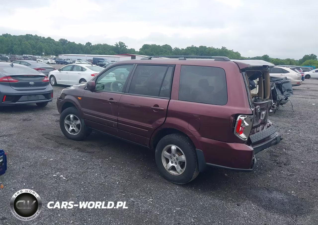2007 Honda Pilot Ex VIN:5FNYF28477B013635 - 3