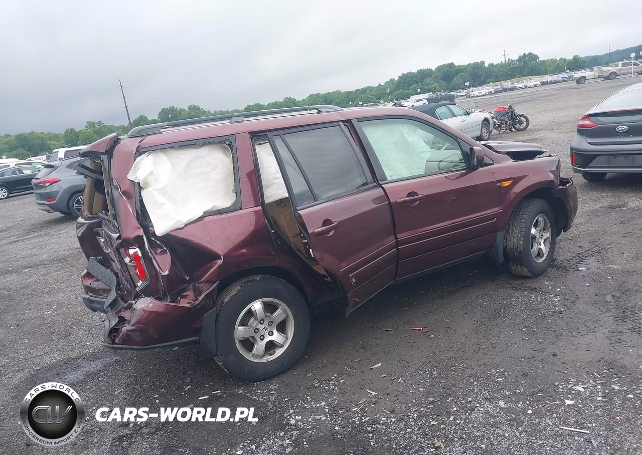 2007 Honda Pilot Ex VIN:5FNYF28477B013635 - 4