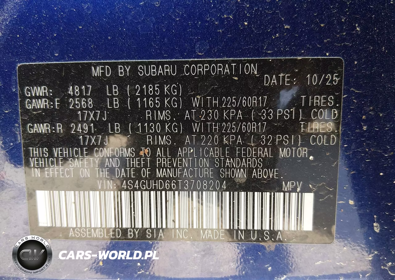 2026 Subaru Crosstrek Premium VIN:4S4GUHD66T3708204 - 9