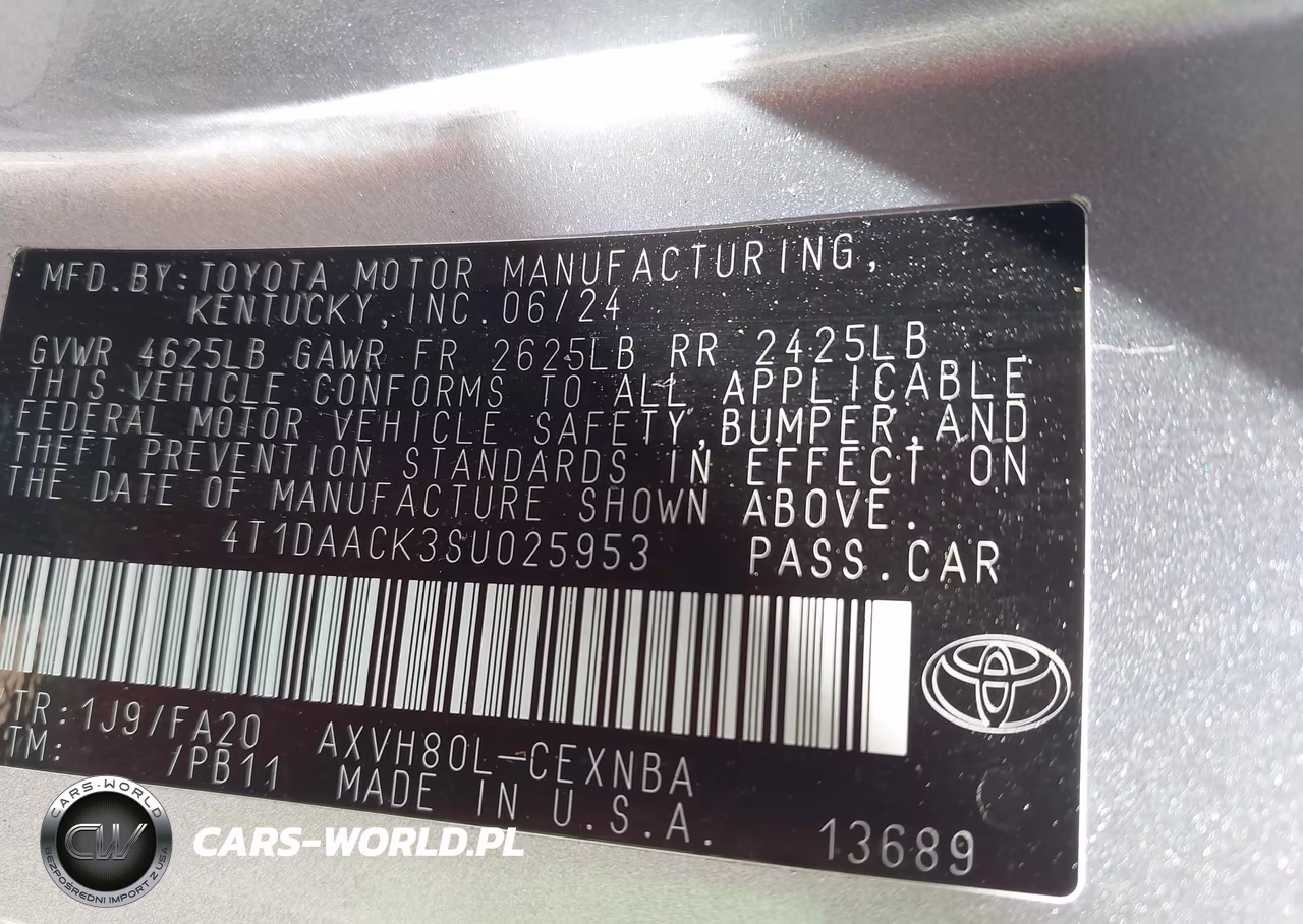 2025 Toyota Camry Le VIN:4T1DAACK3SU025953 - 9