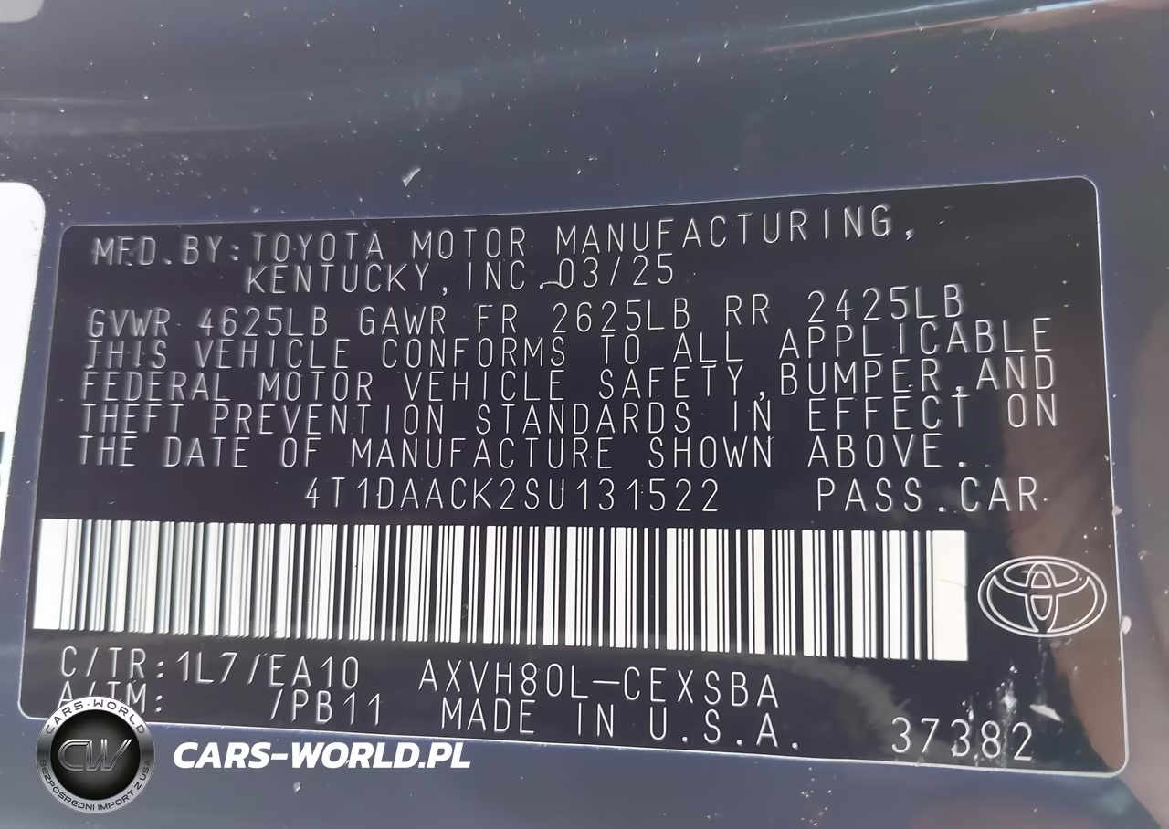 2025 Toyota Camry Se VIN:4T1DAACK2SU131522 - 9