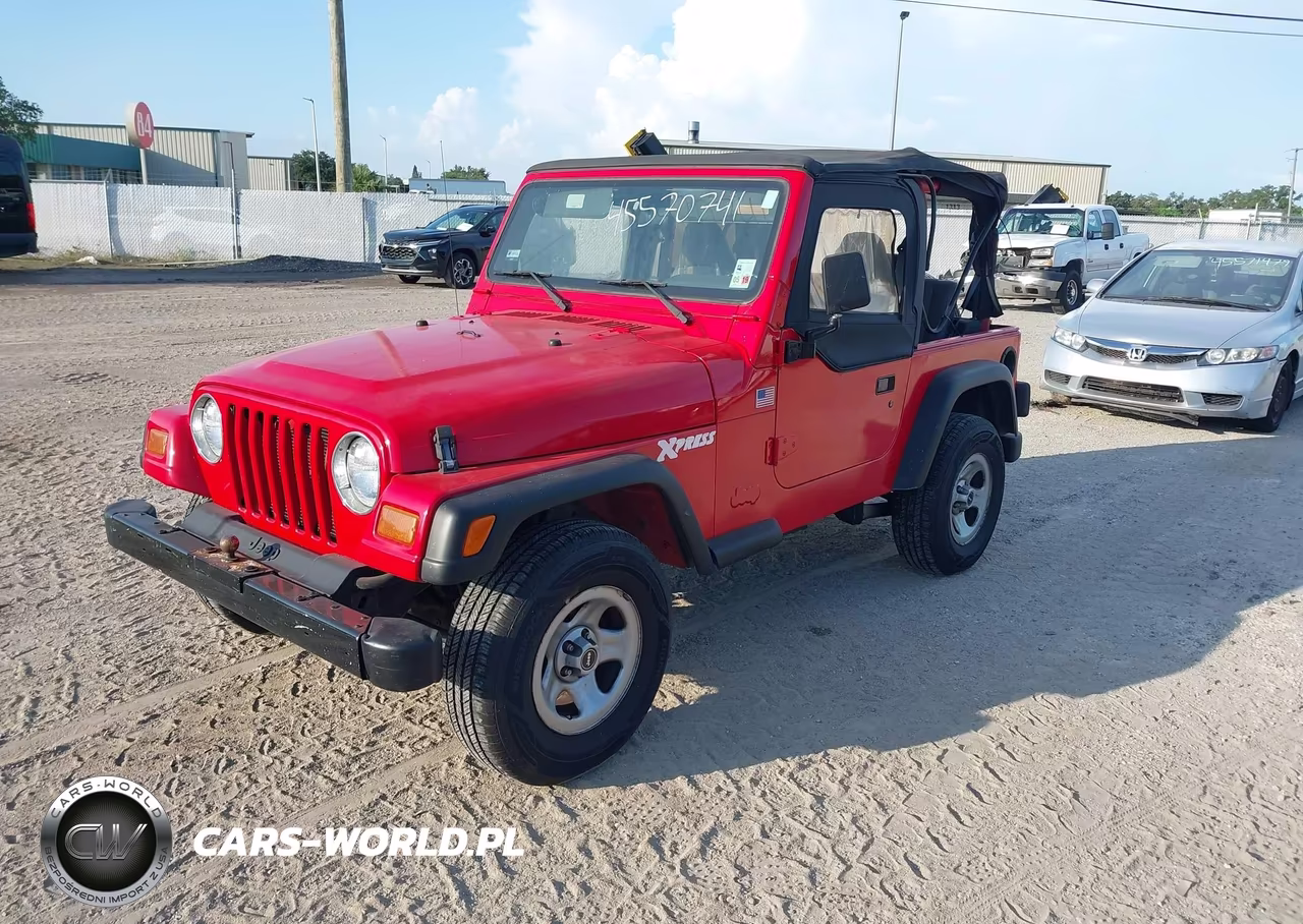 1997 Jeep Wrangler Se VIN:1J4FY29P9VP400825 - 2