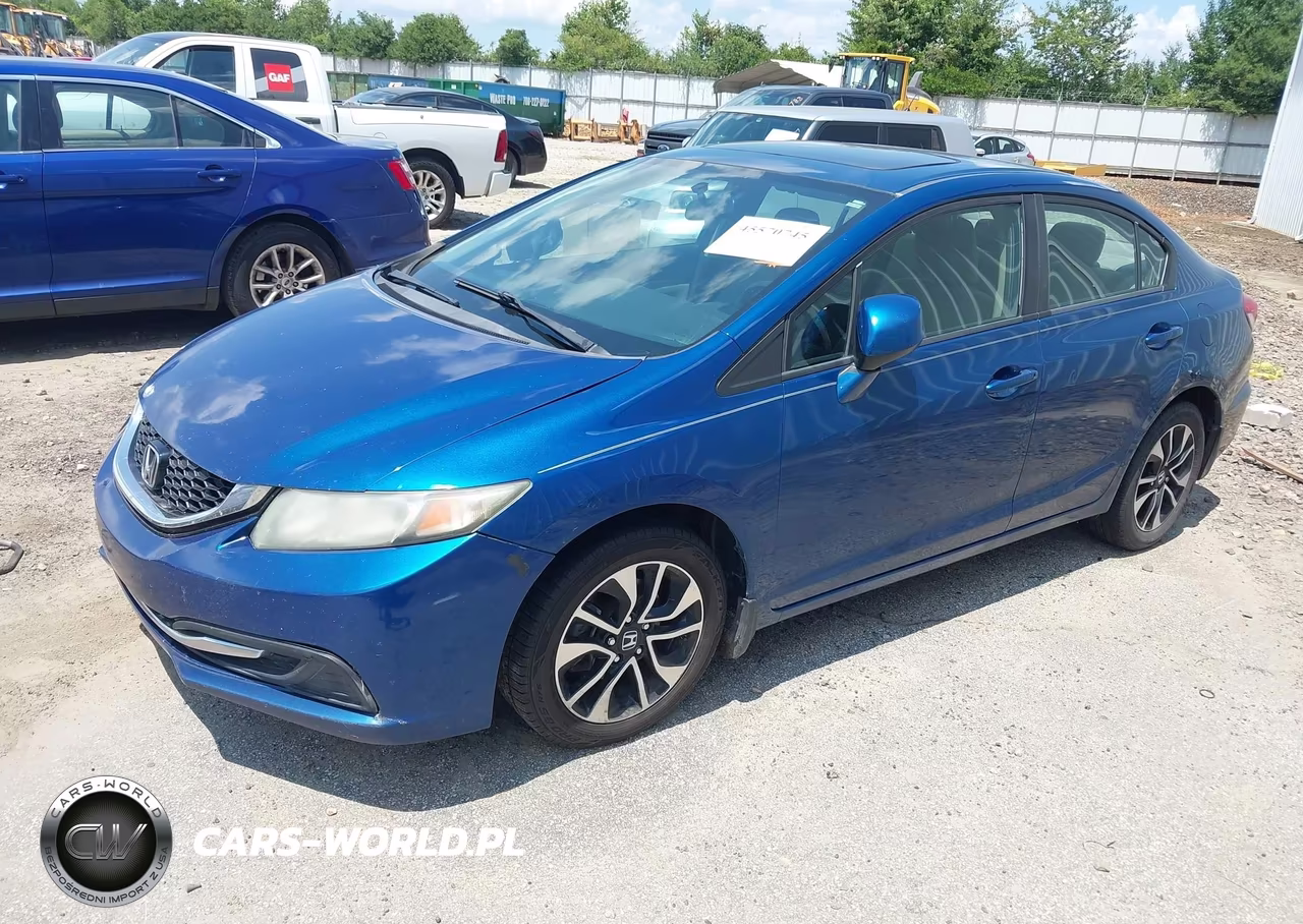 2013 Honda Civic Ex VIN:2HGFB2F89DH531407 - 2