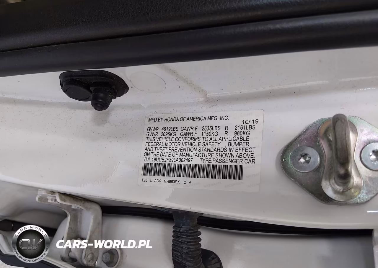 2020 Acura Tlx Standard VIN:19UUB2F39LA002497 - 9
