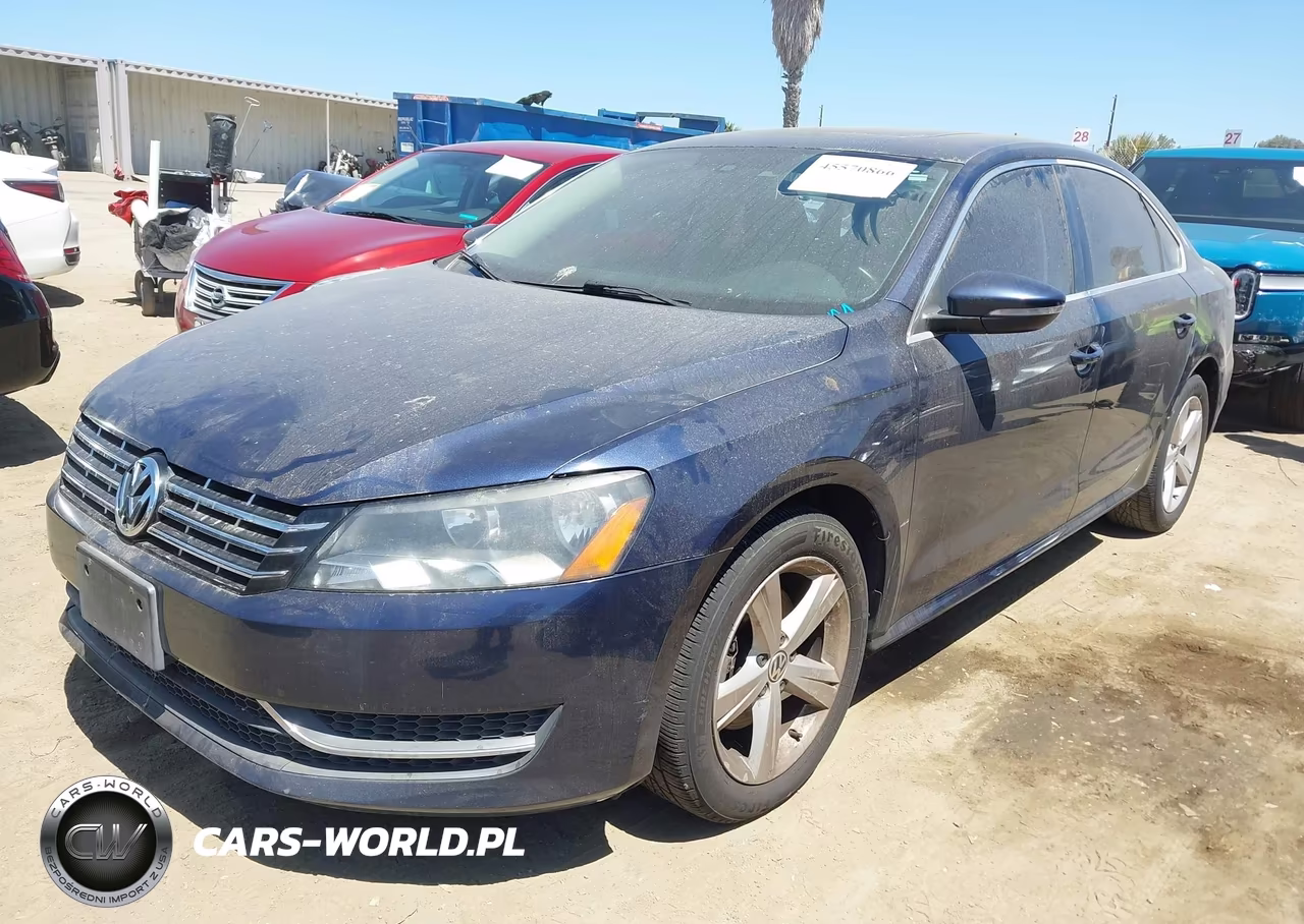 2012 Volkswagen Passat 2.0L Tdi Se VIN:1VWBN7A36CC063647 - 2
