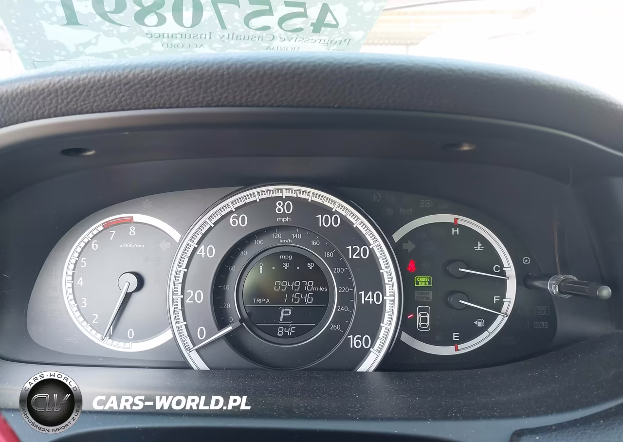 2013 Honda Accord Ex-L V-6 VIN:1HGCR3F83DA022822 - 7
