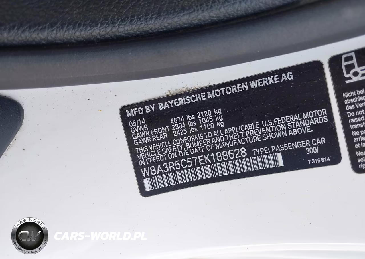 2014 BMW 435I xDrive VIN:WBA3R5C57EK188628 - 9