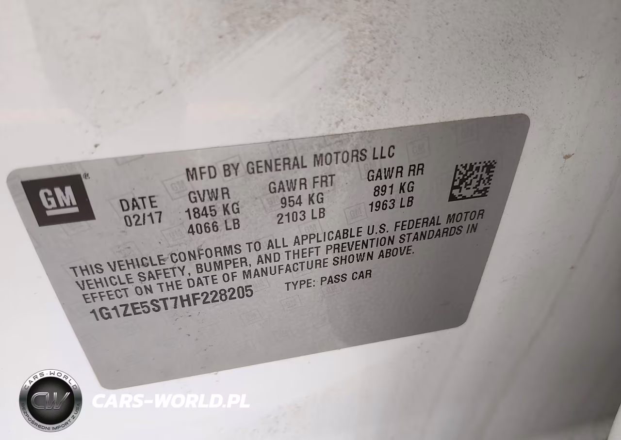 2017 Chevrolet Malibu 1Lt VIN:1G1ZE5ST7HF228205 - 9