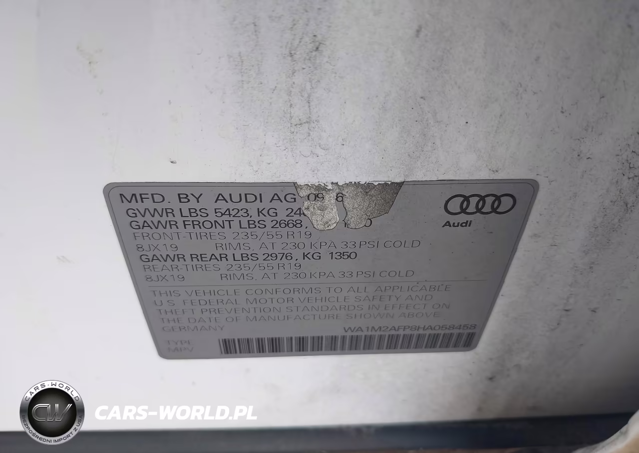 2017 Audi Q5 2.0T Premium VIN:WA1M2AFP8HA058458 - 9