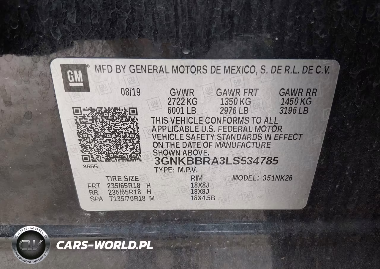 2020 Chevrolet Blazer Fwd 1Lt VIN:3GNKBBRA3LS534785 - 9