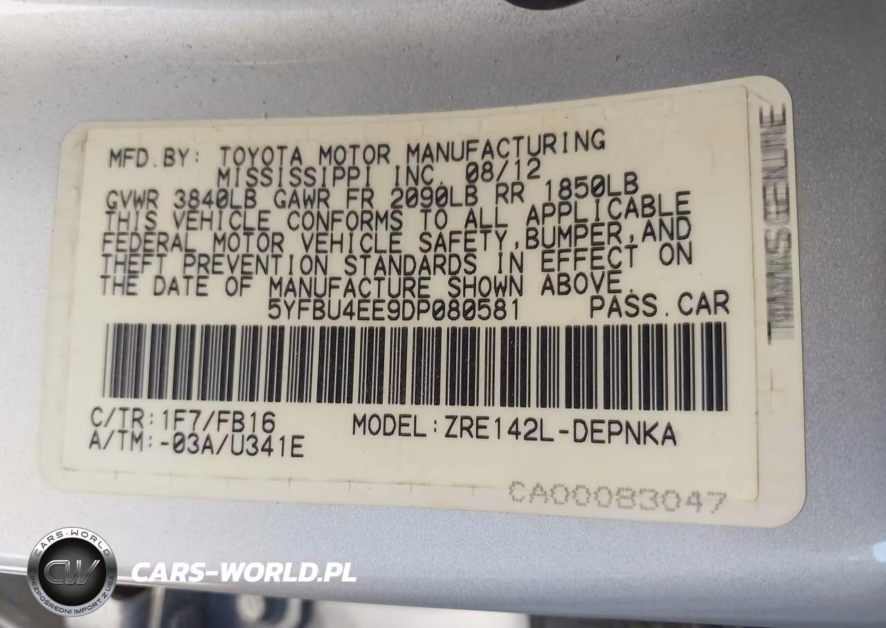 2013 Toyota Corolla Le VIN:5YFBU4EE9DP080581 - 9