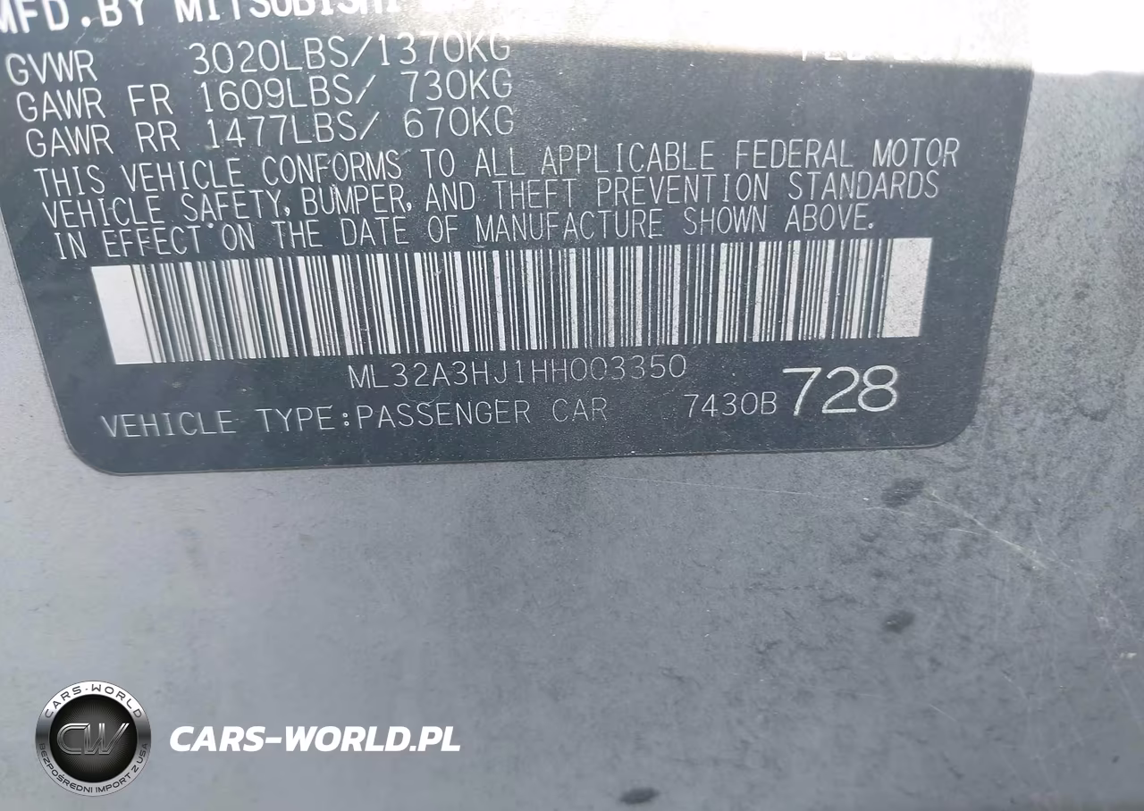 2017 Mitsubishi Mirage Es VIN:ML32A3HJ1HH003350 - 9