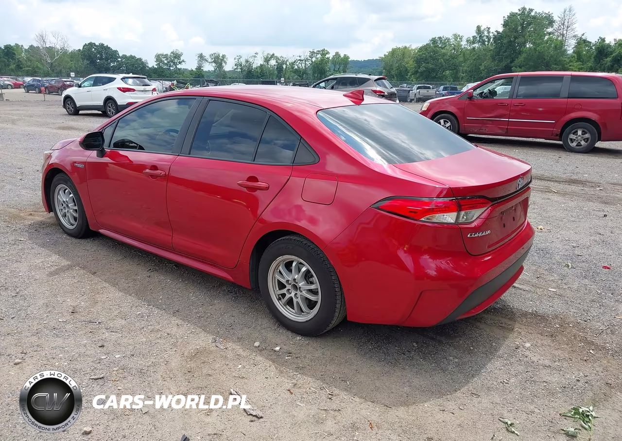 2021 Toyota Corolla Hybrid Le VIN:JTDEAMDE4MJ000793 - 3