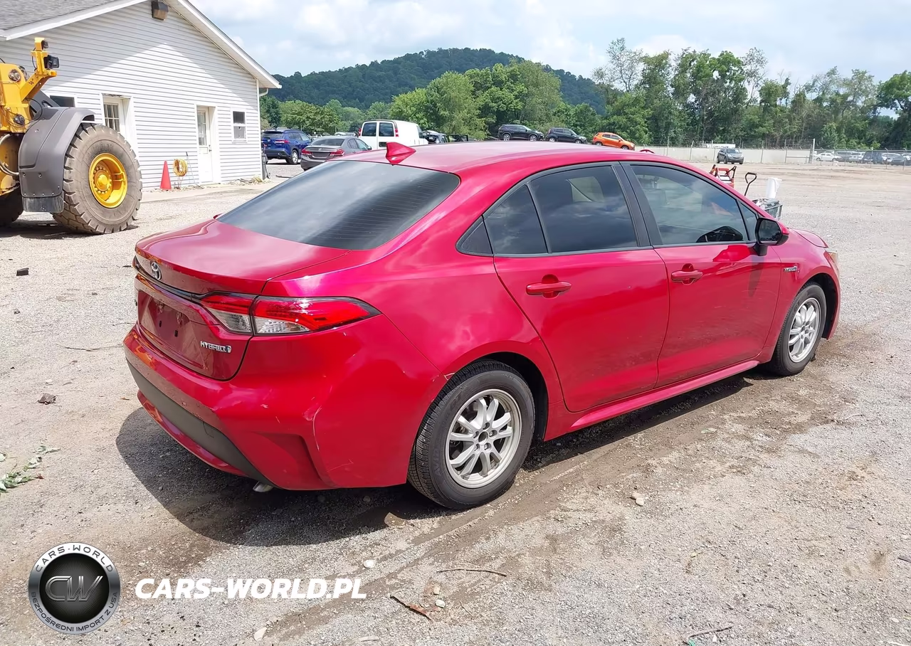 2021 Toyota Corolla Hybrid Le VIN:JTDEAMDE4MJ000793 - 4