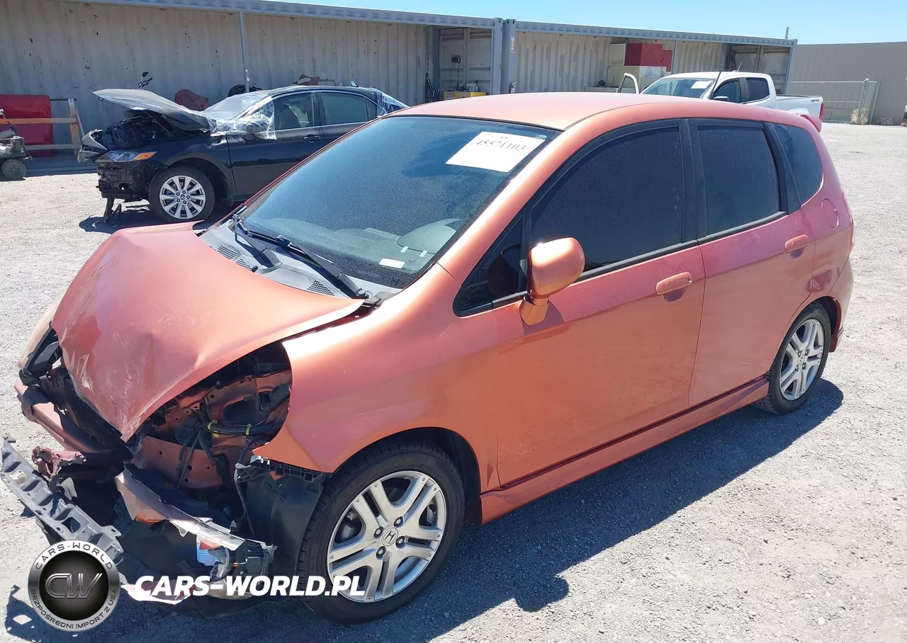 2007 Honda Fit Sport VIN:JHMGD37627S053021 - 2